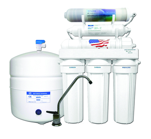 5 stage Reverse Osmosis System With Alkaline boost